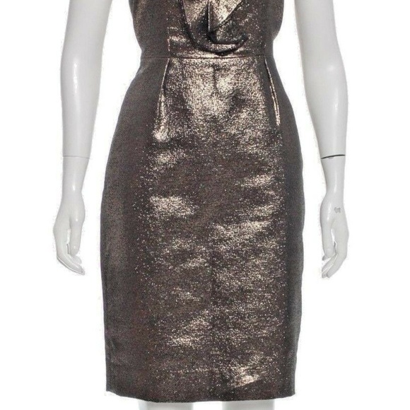 KATE SPADE New York Sleeveless Sheath Black Gold - Picture 3 of 6